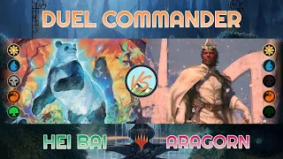 Hei Bai vs Aragorn - Duel Commander