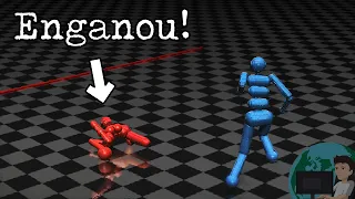 Essa IA aprendeu a ganhar sem fazer NADA!