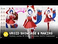 IcyKaty Christmas 3D VTuber VRoid Outfit VRoid 3D Clothes Making Studio Speedsculpt