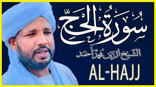 سورة الحج تلاوة الشيخ الزين محمد أحمد 