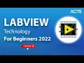LabVIEW Tutorial for Beginners 2022 Getting Started with LabVIEW ACTE