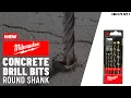 All New Milwaukee Concrete Drill Bits 5 Piece Review