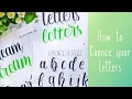 How to Bounce your Letters Bounce Lettering Made Easy