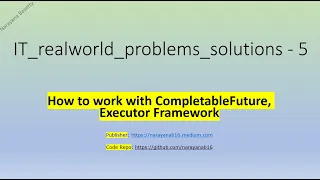completable future executor framework java thread pool part 5