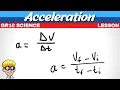 Acceleration Grade 10 Science
