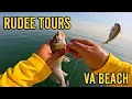 RUDEE TOURS HALF DAY FISHING TRIP RUDEE TOURS VIRGINIA BEACH CROAKER SPOT FISHING BLACK SEA BASS