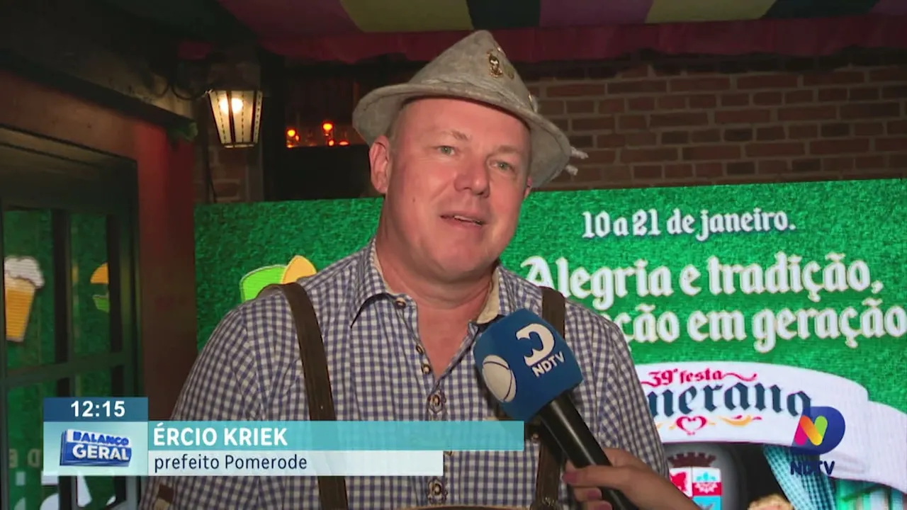 39ª Festa Pomerana acontece dos dias 10 a 21 de janeiro e traz novidades