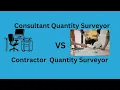 Types of Quantity Surveyors Explained Consultant QS Contractor QS