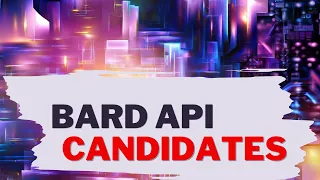 Bard API Chat Candidate Responses in Python Google Generative AI