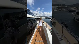 Slow ride, take it easy!🤩 #yachttour #luxury