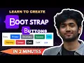 Create stylish buttons in 2 minutes using bootstrap in Visual Studio Code