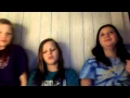 The cup song singing Natalie Cook and Danielle Thompson