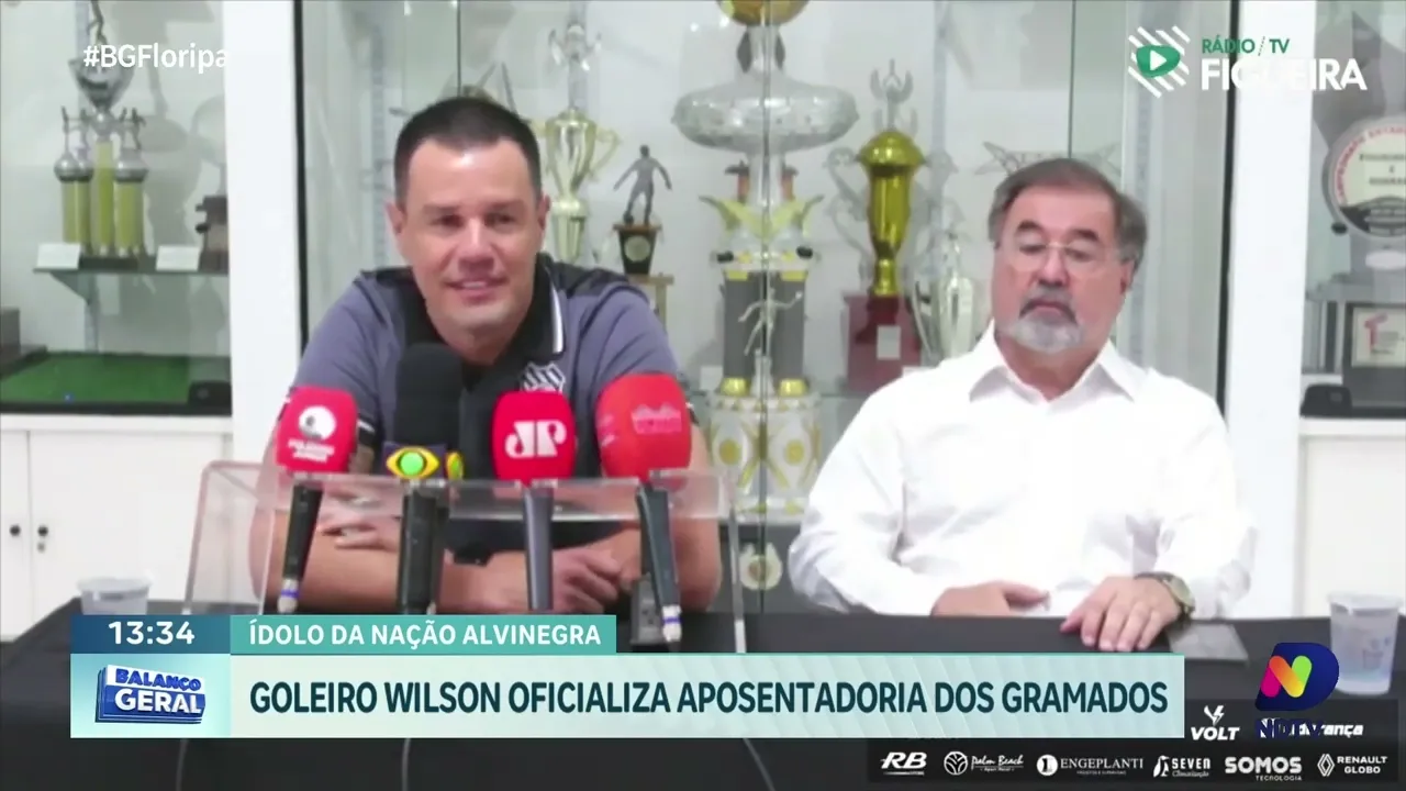 Despedida nas redes: Goleiro Wilson oficializa aposentadoria no Figueirense