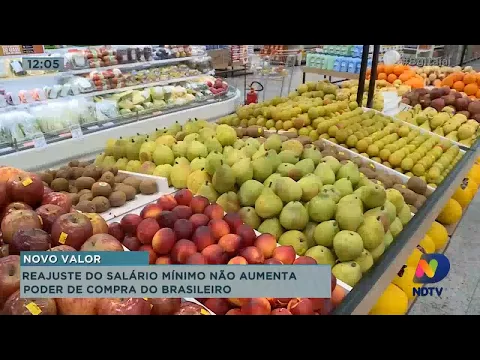 Reajuste do salário mínimo não aumenta poder de compra do brasileiro