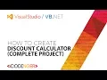 VB NET - Discount Calculator Complete Project