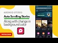 Auto Scrolling Image Along with Animate Background Color l Android Studio l Java