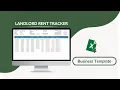 Landlord Rent Payment Tracker Excel Template