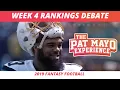 2019 Fantasy Football Week 4 Rankings Debate Start Sit Sleepers Debate