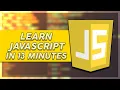 Learn JavaScript in 13 minutes