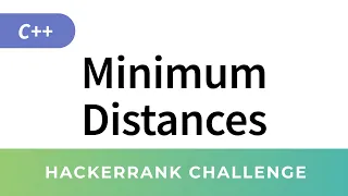 HackerRank Solution Minimum Distances C Algorithms Implementation