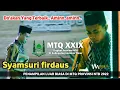 Download Lagu PENAMPILAN SYAMSURI FIRDAUS DI MTQ PROVINSI NTB 2022
