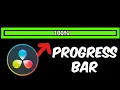 Simple Progress Bar in Davinci Resolve - Tutorial For Beginners Link