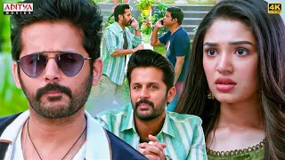 macherla chunaav kshetra superhit south movie scenes nithin krithi shetty hindi dubbed movies