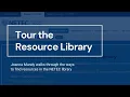 How To Use The Resource Library
