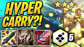 HYPER CARRY VOLIBEAR 3 STAR BUILD?! - Teamfight Tactics Guide I Patch 12.21