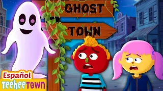 👻Rig A Jig Jig con un fantasma espeluznante | Canciones de Halloween | Pueblo Teehee