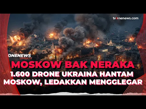 Hujan Rudal di Moskow! Ukraina Tembak 1.600 Drone Hantam Kilang Minyak Rusia
