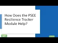 PSEE Resilience Tracker Module - How To Guide