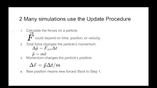 Animating with the Update Procedure VPython for Physics 1