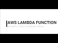 AWS Lambda Function With Java SAM CLI AWS CLI AWS API Gateway