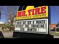 Changing our Summer Tire to a Winter Tire at Mr Tire Uniontown Pennsylvania Ready for Snow