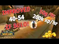 WoW Classic - IMPROVED 40-54 Mage 1 Pull ZF GY Solo 200k