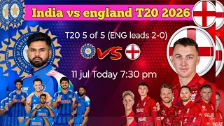 India vs England 4th T20 2026 icc Match  Final Playing11 2026 Eng vs Ind T20 Playing 11 