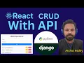 Full-Stack CRUD Operations with React and Django Step-by-Step Tutorial