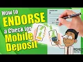 How to Endorse a Check for Mobile Deposit Money Instructor