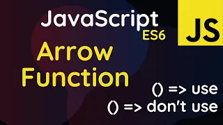 JavaScript ES6 Arrow Functions Tutorial JavaScript ES6 Tutorial