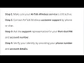 How to Get a Port-Out PIN From AirTalk Wireless - Generate Transfer PIN in Minutes