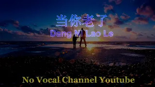 Download Dang Ni Lao Le ( 当你老了 ) Male Karaoke Mandarin - No Vocal MP3