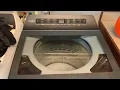 New Whirlpool Washer Diagnostics