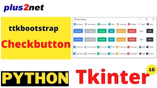 Checkbutton of Ttkbootstrap with different styles for buttons rounded or square toggle switches