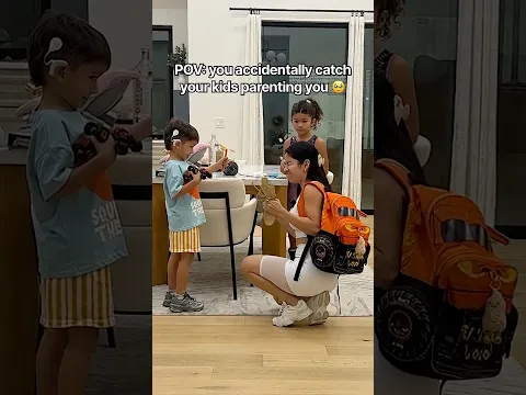 I Caught My Kids Parenting Me...🥹❤️ #shorts #mom #emotional #parenting #kids