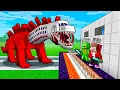Download Lagu JJ and Mikey Security Base vs INFECTED SKY Battle in Minecraft - Maizen