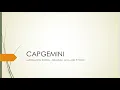 Capgemini Automation Testing Interview Questions Selenium Python Java