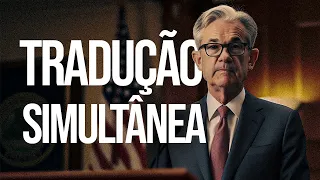 🔴 AO VIVO: TRADUÇÃO SIMULTÂNEA DO JEROME POWELL | Decisão de Política Monetária (28/01/26)