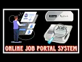 ONLINE JOB PORTAL SYSTEM PYTHON PROJECT USING DJANGO AND FLASK APPLICATIONS