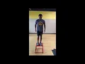 Box Jump Down with Stabilization